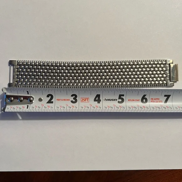 Stainless Steel Basket weave style bracelet - Picture 6 of 8